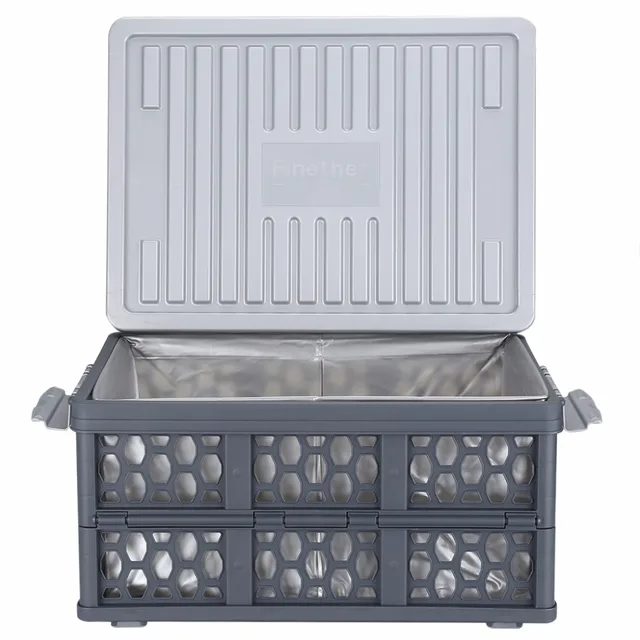 Finether Faltbare Kunststoff vorratsbehälter Crate Box Korb Mit