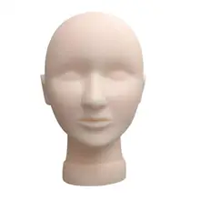 Один Манекен-голова для обучения модели ресниц наращивание лица массаж волос аксессуары головы модель дропшиппинг au3