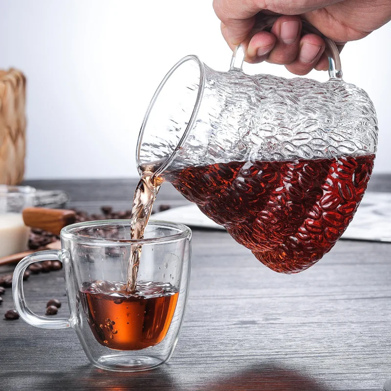 V60 стеклянный кофейник для заваривания фильтр графин ручной капельный чайник