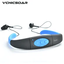 Discount! Vchicsoar TA8B IPX8 Waterproof Bluetooth Headphones Wireless Underwater Sport Stereo Neckband Headset with Mic Diving Swimming