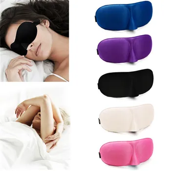 

Hot Sale Breathable 3D Sleeping Eye Mask Travel Rest Accessories Soft Sponge Sleeping Mask Blindfold Eye Relax Massager Tools