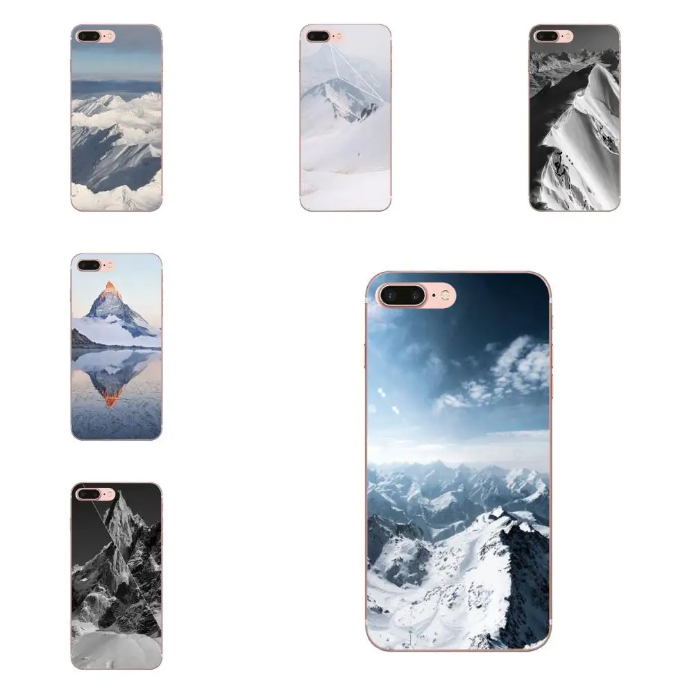 Snow Mountain Diy For Xiaomi Note 3 4 Mi3 Mi4 Mi4C Mi4i Mi5 Mi 5S 5X 6 6X A1 Max Mix 2 Silicone Cover Case | Мобильные телефоны и