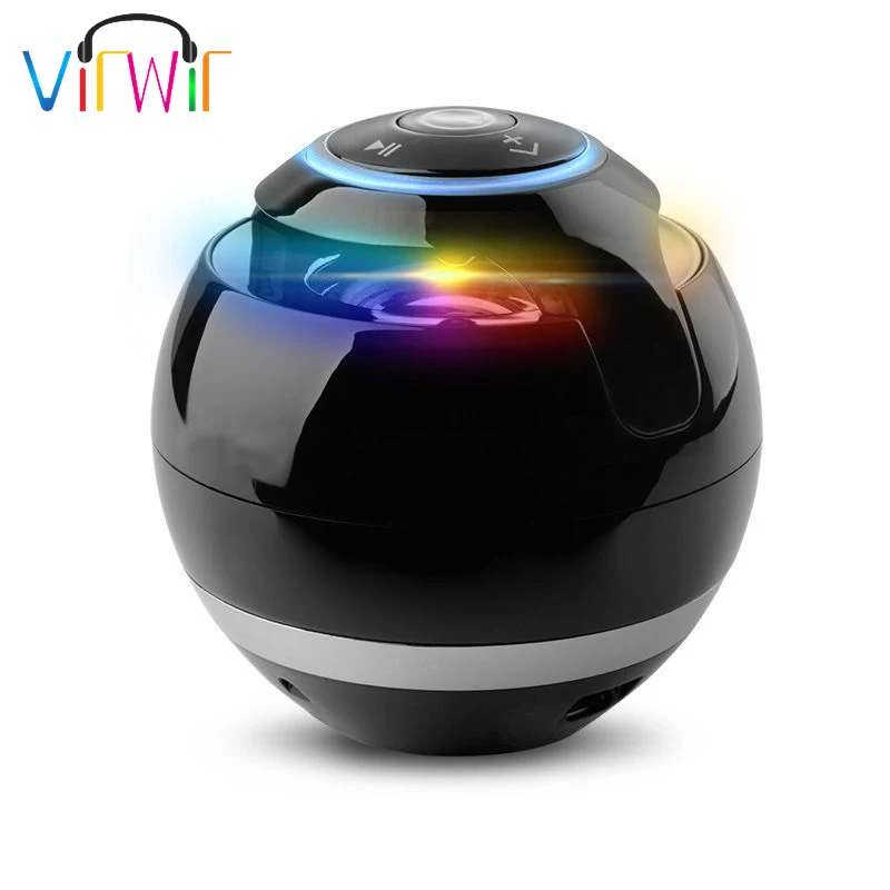 

Round ball Column Mini Wireless Bluetooth Speaker Hand-free call TF USB Portable Music Loudspeakers For iPhone for samsung PC