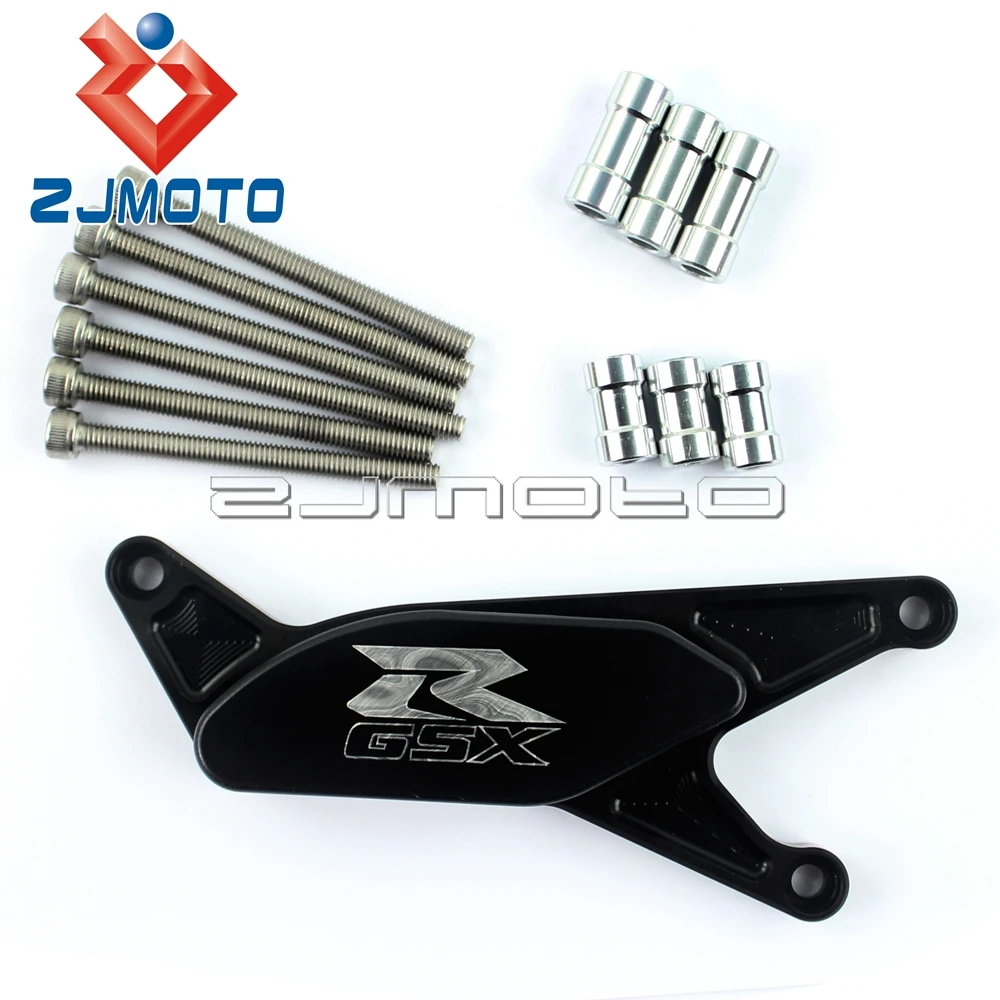 

Black Motorcycle Engine Protector Guard Cover Frame Slider For Suzuki GSXR 600 750 04-05 GSXR 1000 03-08