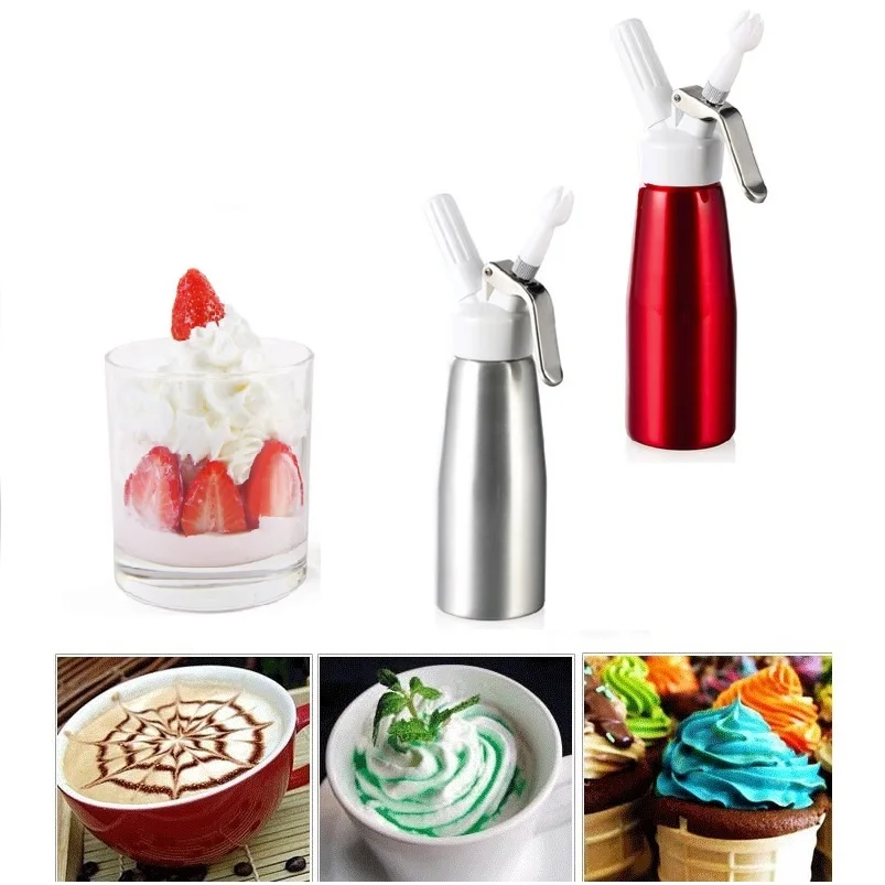 2017 New Aluminium Nitrous Oxide Cream Whipper For Cream Chargers Dessert Tools N2O Laughing Gas Cracker