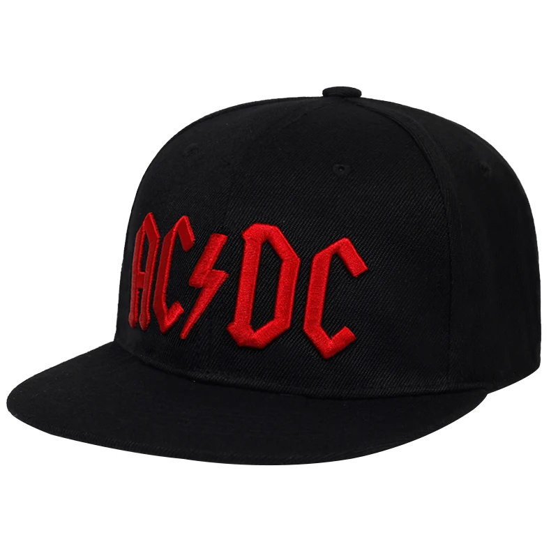 Новинка 2019 года AC/DC письмо вышивка бейсбол кепки рок хип хоп snapback S мужские Женская модная шляпа повседневное DJ рок мужская шляпа