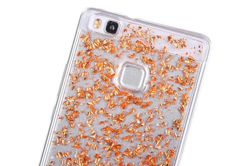 Glitter shining flakes silicone case huawei P9 Lite,P10 Lite (17)