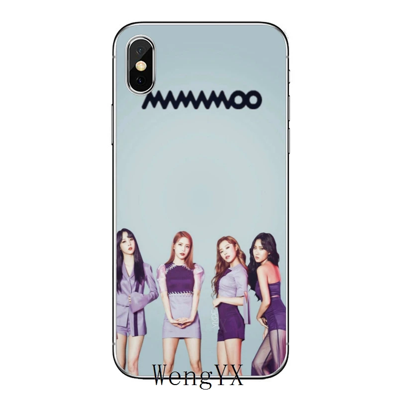 Mamamoo kpop Корейская группа Девушка Мягкий чехол для телефона Samsung Galaxy J4 J6 prime J8 A6s A7 A8