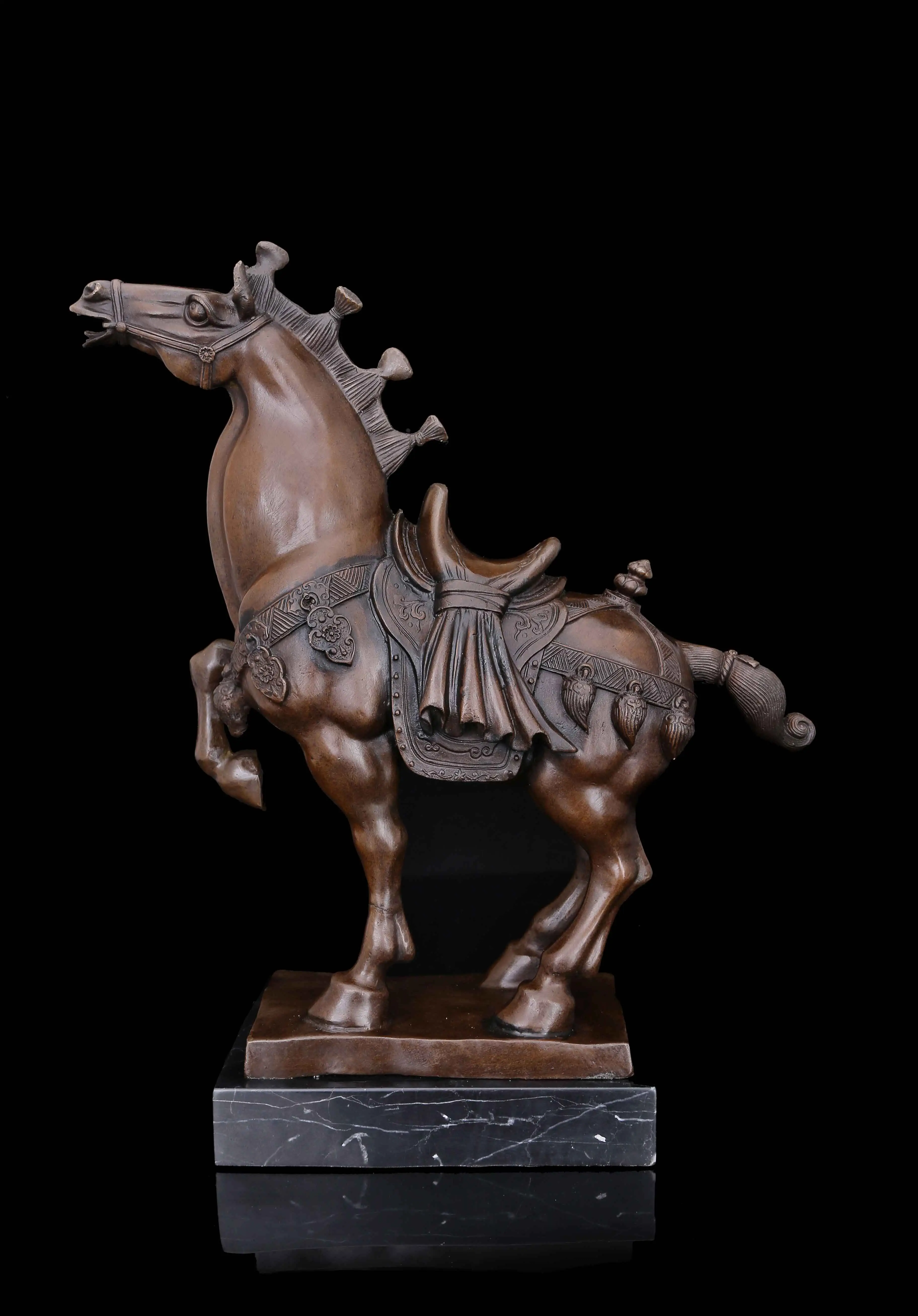 

Wo have copper art "rich" Tang Ma ornaments gift horse bronze ornaments entrance animal sculpture