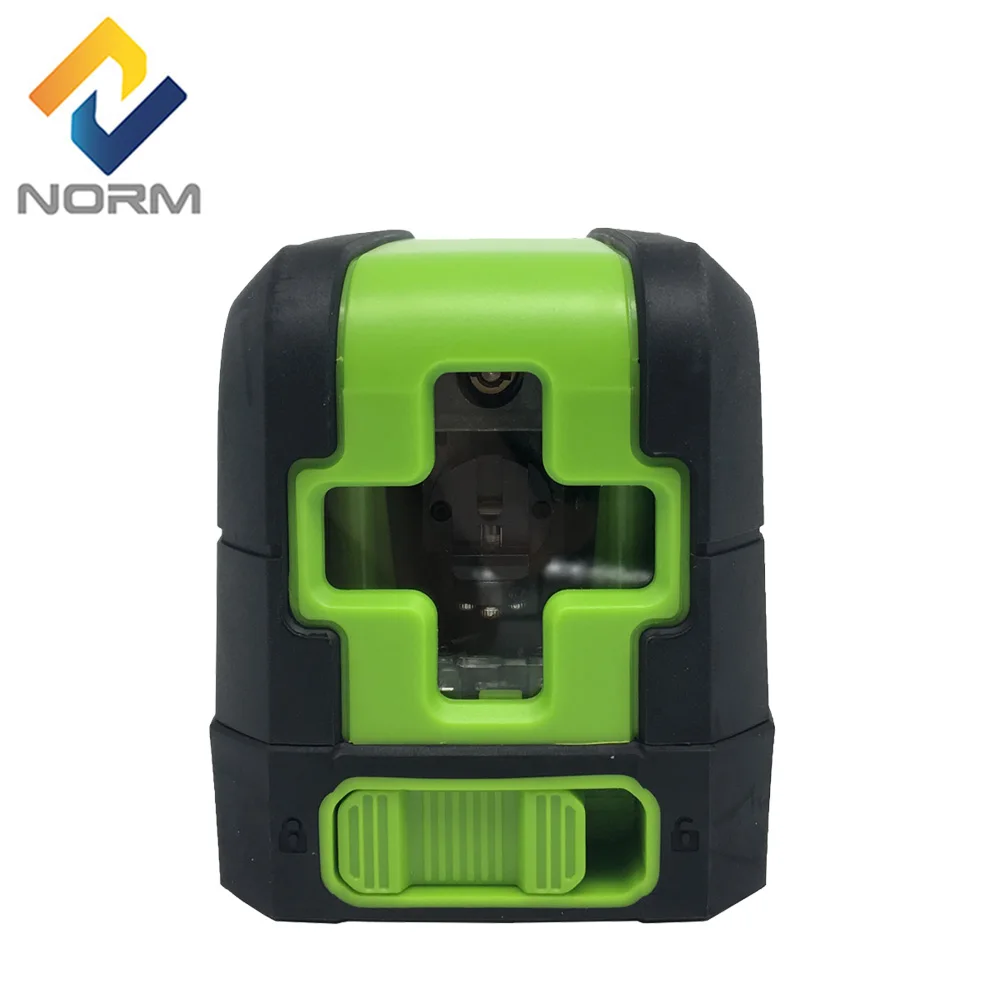 

Norm Cross line laser level Green/Red beam 2 lines self-leveling laser Leveler Vertical Horizontal laser line measure instrument