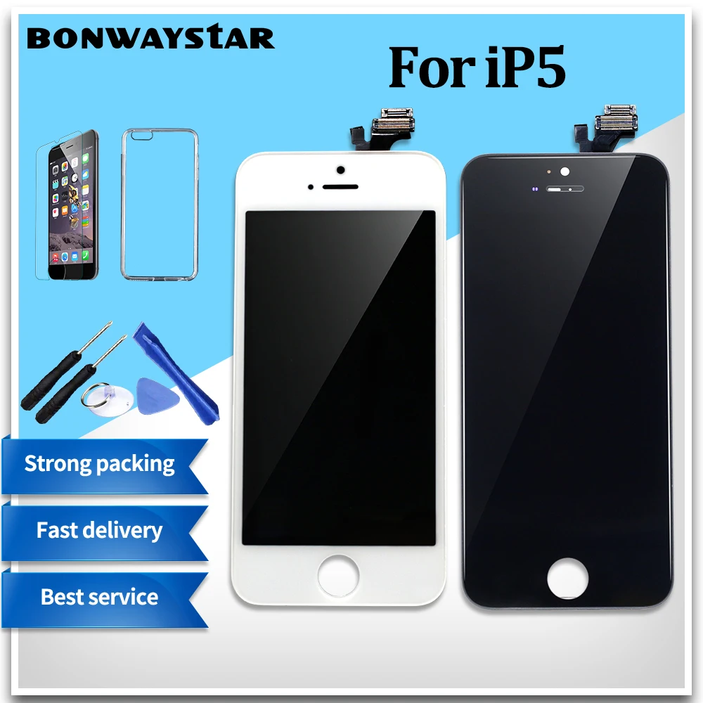 AAA +++ для iPhone 5 5s 6 6s ЖК сенсорный экран в сборе дигитайзер дисплей модуль iphone scherm LCD
