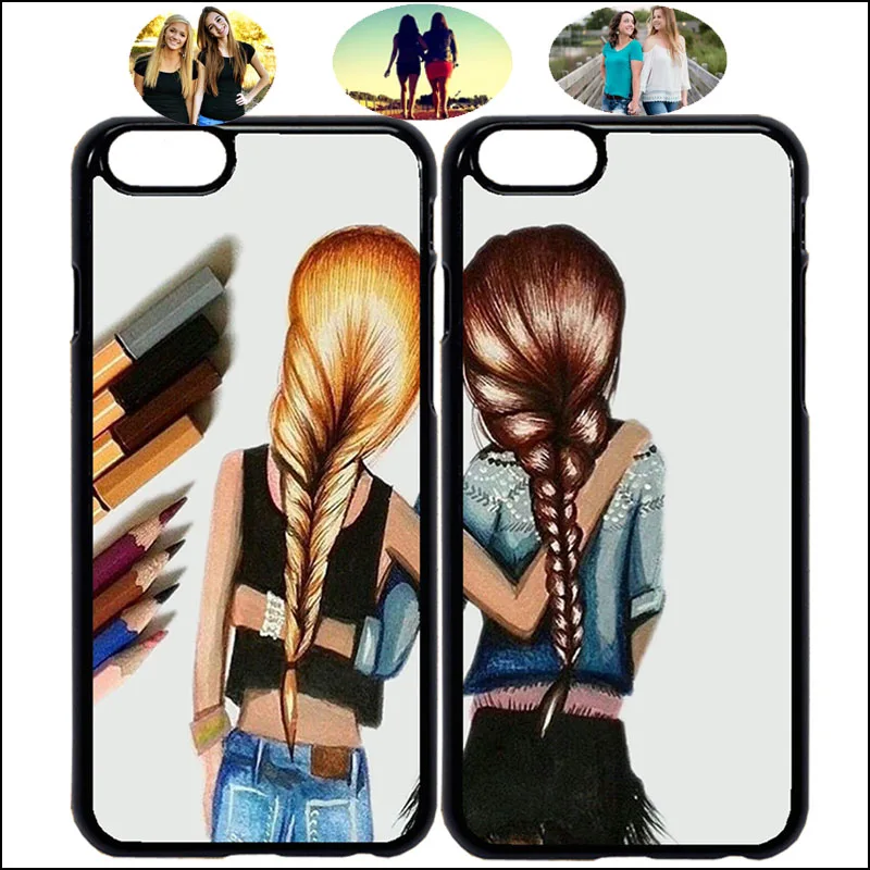 Чехол для телефона Friendship BFF Girls Best Friend Forever чехол iPhone 7 8Plus XR XsMax Samsung S9 S10 + закаленное