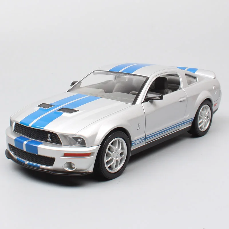 Road Signature 1:24 Scale Muscle Cars Ford Shelby GT 500 2007 MUSTANG Racing Metal Diecast Vehicles & Models Toy Hobby Gift