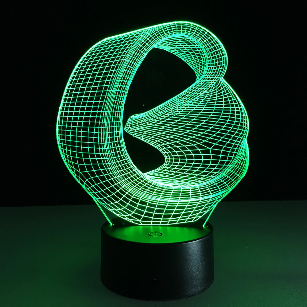 Creative 3D Abstract  Illusion Lamp 2