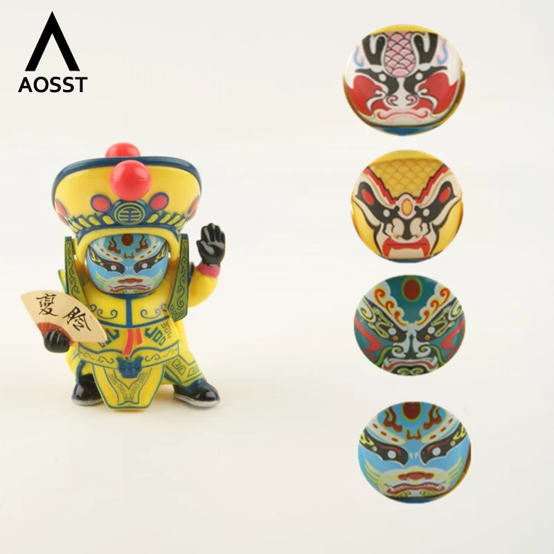 AOSST 1 шт. традиционная креативная фигурка оперы 9 см x 7 кукла для смены лица