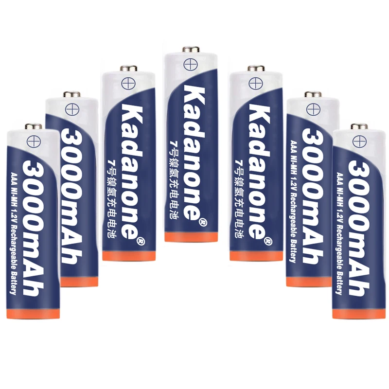 4 ~ 20 шт новая батарея AAA 3000 mAh 3A аккумуляторная Ni MH 1 2 V aaa для часов мышей