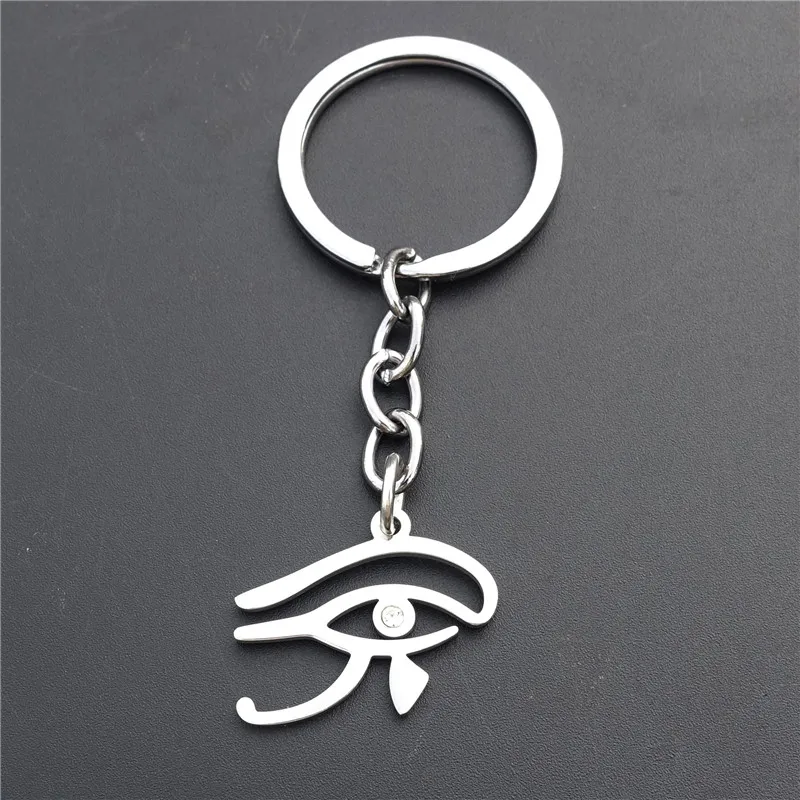 The eye of the Egyptian Horus Gods Of Egypt Keychain Crystal Rhinestone