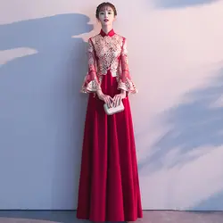 Красочные Очаровательная сексуальная одежда с длинным рукавом атласная Линия длинное платье для выпускного вечера es 2019 молния для