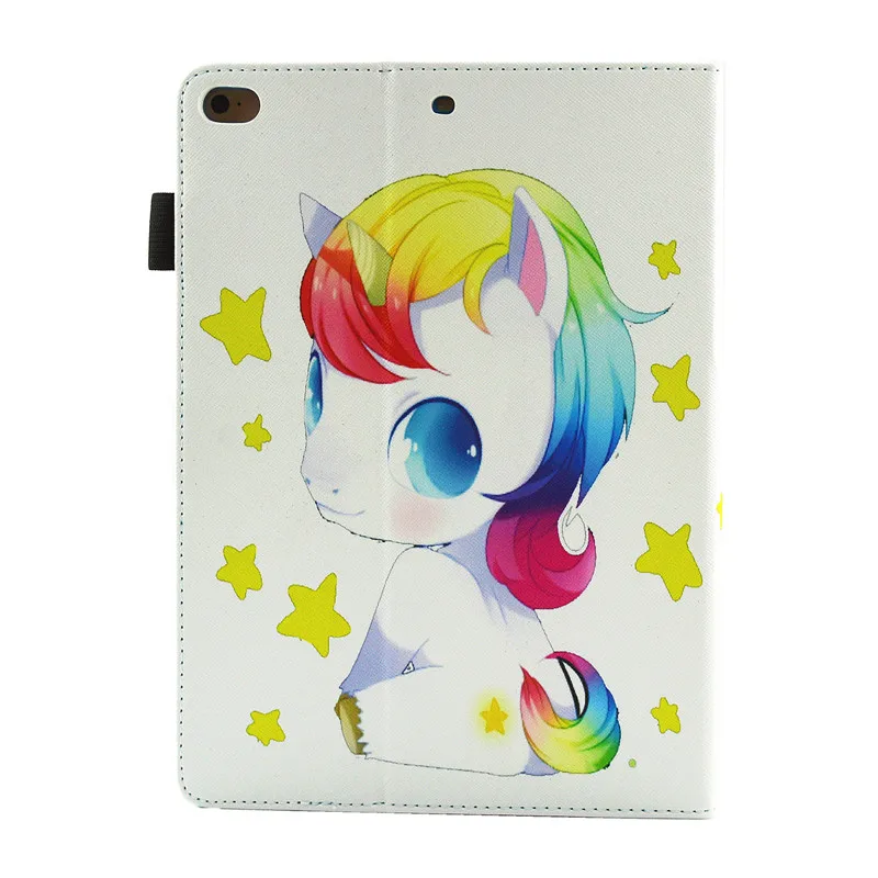 Wekays For Apple IPad Mini 3 2 1 Cartoon Unicorn Leather Funda Case For Coque IPad Mini 2 3 Tablet Cover Case For IPad Mini Kids