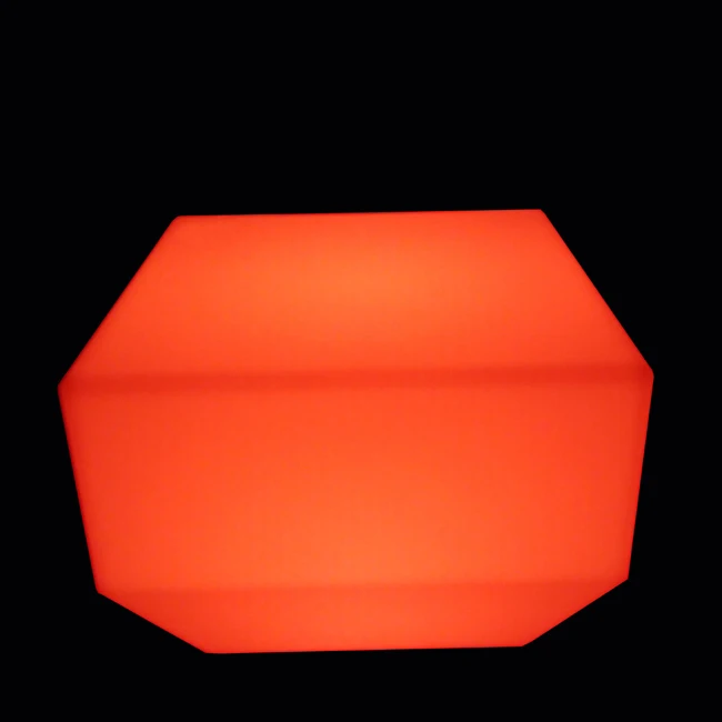 L40*W40cm Led Illuminated Lighting Bar Stool Cube Chair SK-LF35K with 24 keys remote control from Skybess free shipping 1pc