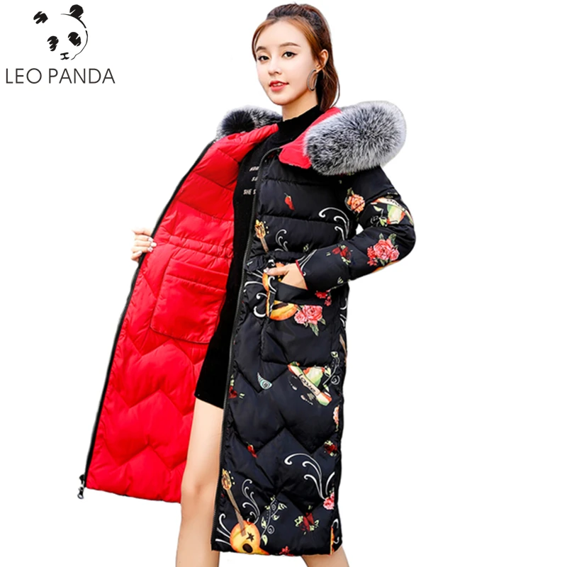 

New Fashion Spring Autumn Woman Warm Hooded Cotton-padded clothes Long sleeves Zipper Pockets Loose Coat Female Outwear C 592