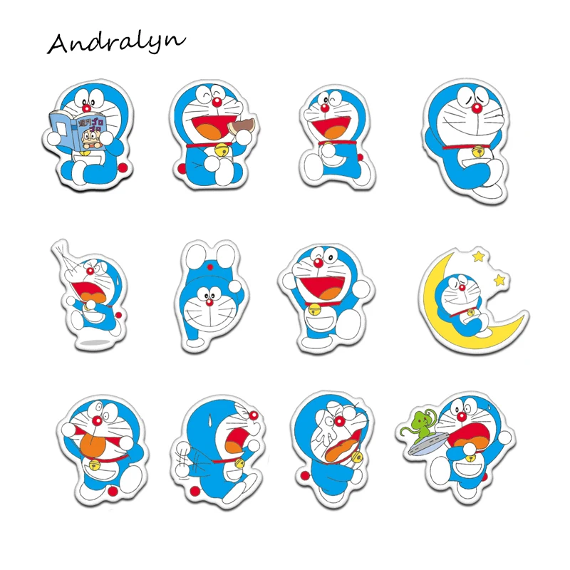 61 шт./компл. Doraemon граффити наклейки для багажа ноутбука ноутбук холодильник автомобиль мотоциклетная игрушка телефон мультфильм наклейки