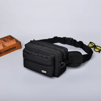

5800# New Fashion Sports Leisure Waist Pack Male Bags Oxford Men's Waistbag