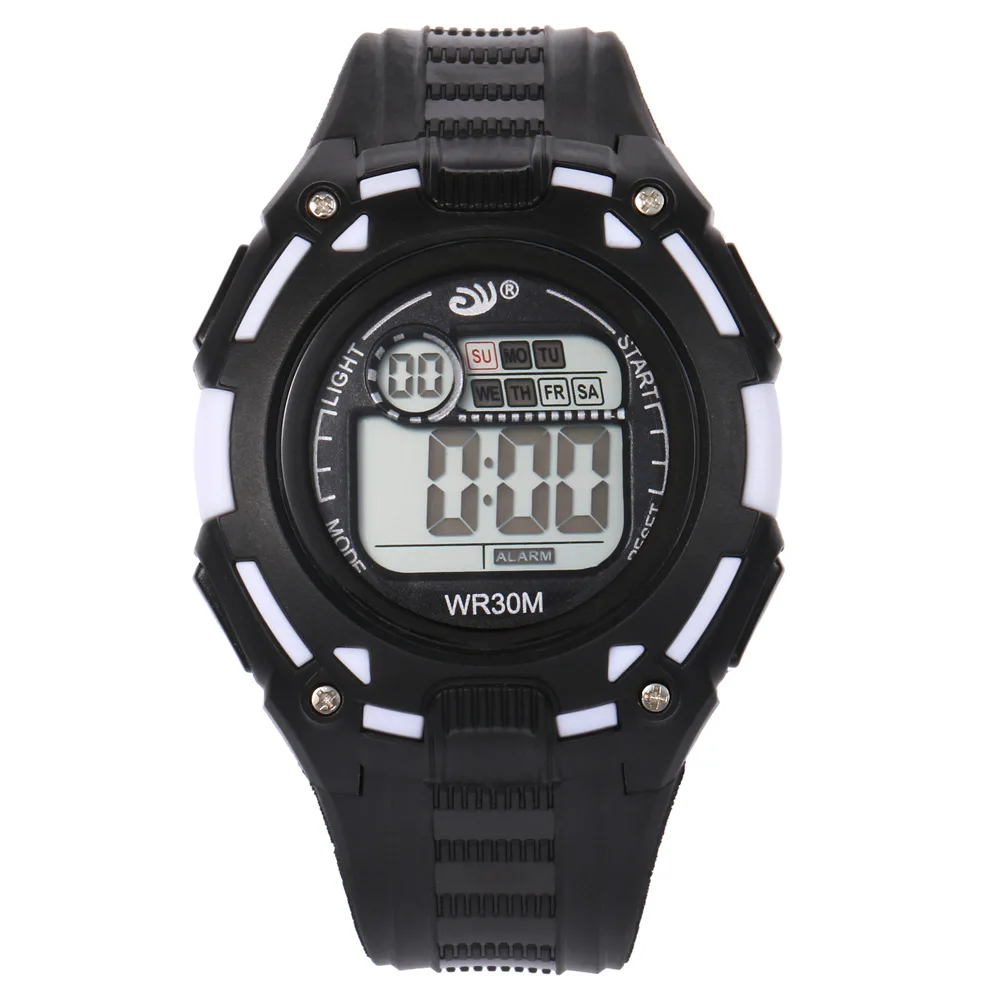 Unisex Watches Silicone Strap Wristwatch Fashion Men's and Women's Life Waterproof Children Electronic Watch Student Clock Reloj