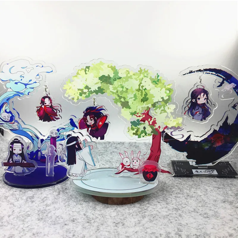 Аниме Mo Dao Zu Shi акриловые подставки Wei Wuxian Lan Wangji фигурка модель пластина Держатель аниме вокруг фанатов подарок|Аксессуары и держатели значков| | АлиЭкспресс