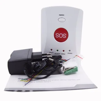 GSM SMS 개인 공황 버튼 경보 시스템, SOS 버튼 포함, 노인 환자 장애인 보호