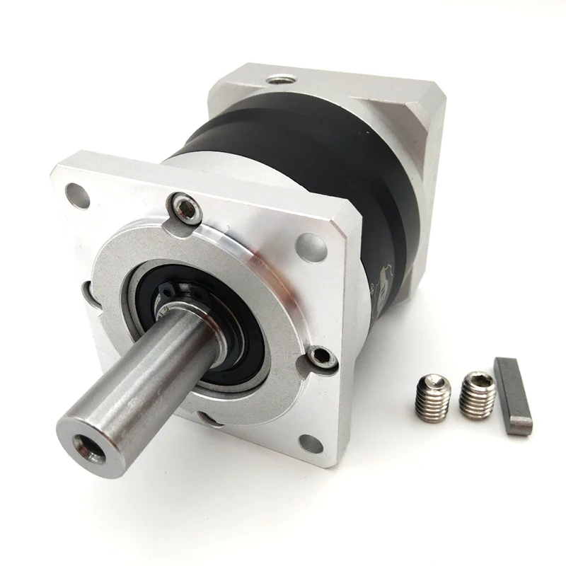 Fevas Nema24 3000rpm 60mm Ratio 3:1 Planetary Gearbox Speed Reducer Shaft 14mm Carbon Steel Gear for 200W 600W Servo Motor Fevas Nema24 3000rpm 60mm Ratio 3:1 Planetary Gearbox Speed Reducer Shaft 14mm Carbon Steel Gear for 200W 600W Servo Motor