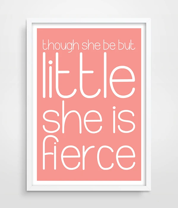 Nursery Art, Nursery Decor, Typographic Print, Baby Girl, Baby Shower, Typography, Newborn Girl, Kids Wall Decor, Shakespeare Quot-1