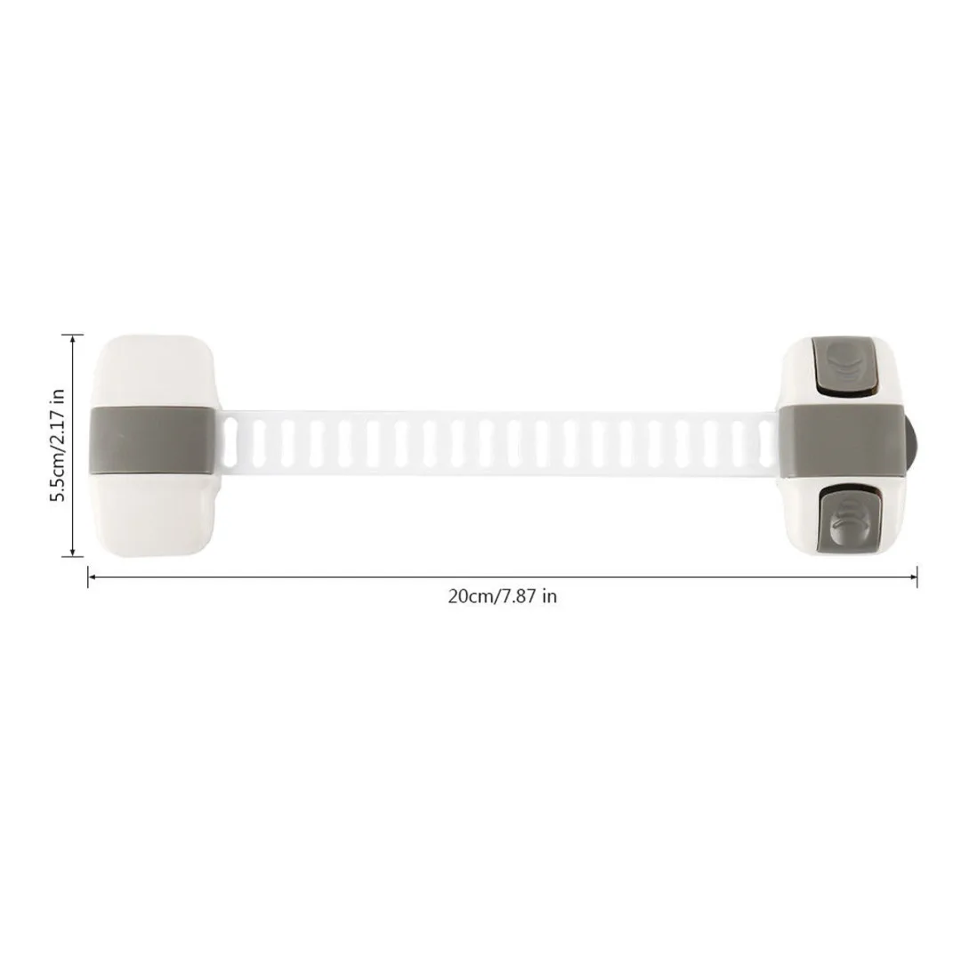 1Pc Fashion Toddler Refrigerator Door Baby Convenient Safety Lock Plastic Latch