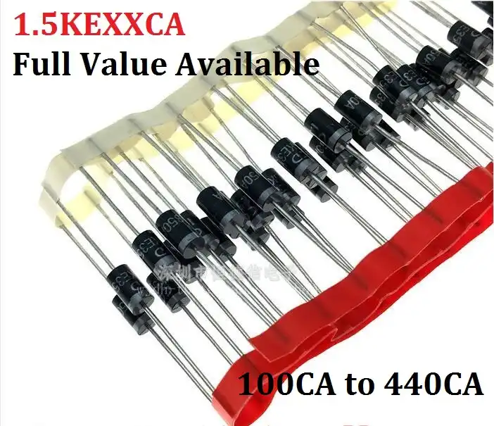 50PCS TVS DIODE 1.5KE220CA diodes 220CA Transient Voltage Suppressor 1.5KE