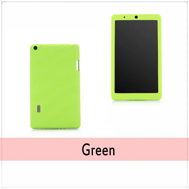 Ультра тонкий мягкий Силиконовый ТПУ защитный чехол для huawei MediaPad T3 7,0 BG2-W09 7,0 дюймов планшет - Цвет: Green