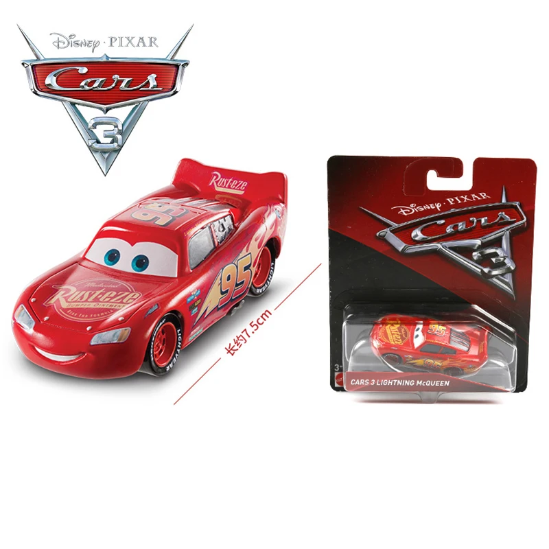 Новинка года 20 Стиль Disney Pixar Cars 3 сплава игрушечных автомобилей Молния Маккуин Джексон Storm Натали некоторые автомобили игрушка Best на день рождения подарок