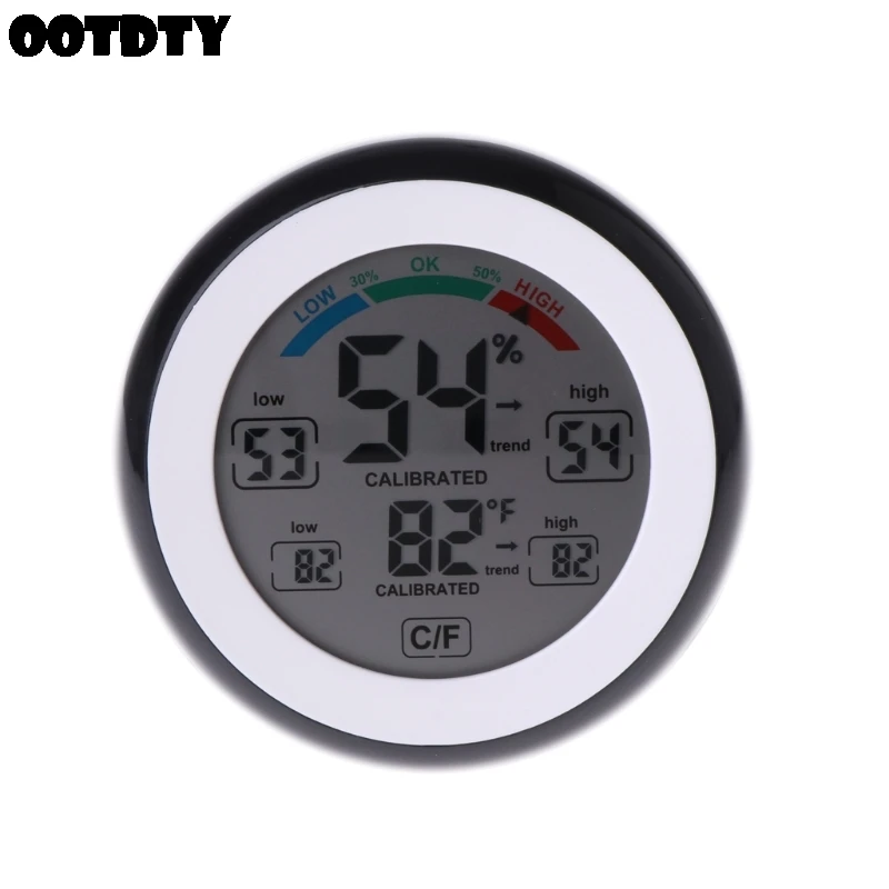

Digital Indoor Thermometer Hygrometer Touchscreen Temperature Gauge Humidity Monitor
