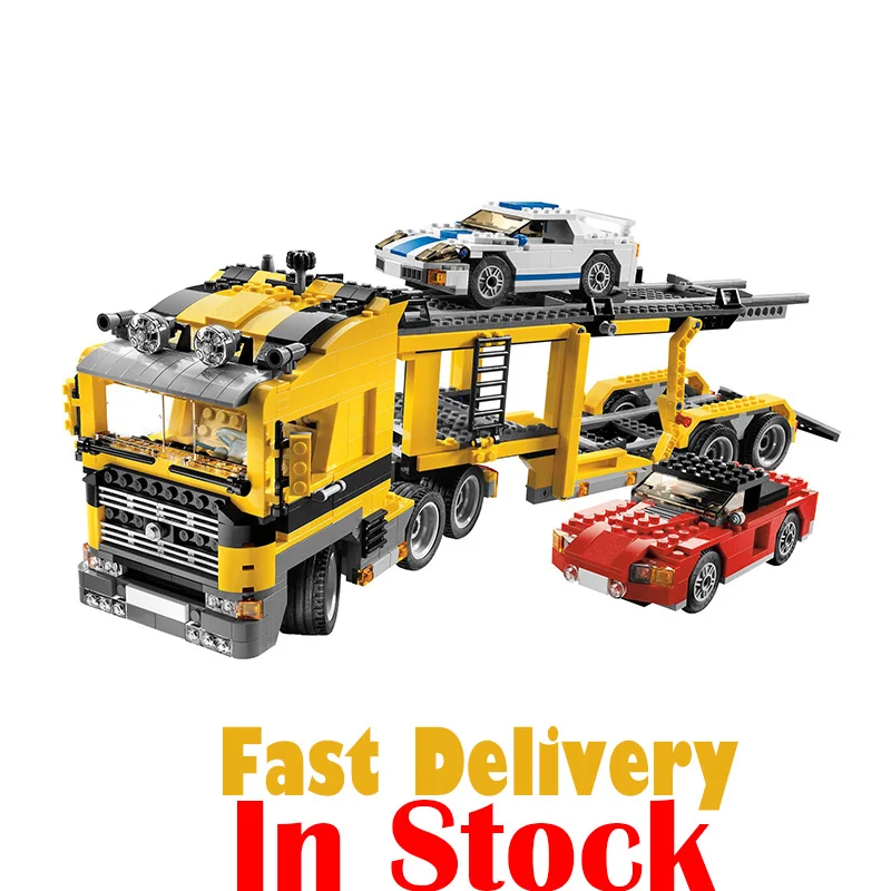 

Lepin 24011 Technic Series The Three in One Highway Transport 1344Pcs Set Educational Building Blocks Brick Toys Model With 6753