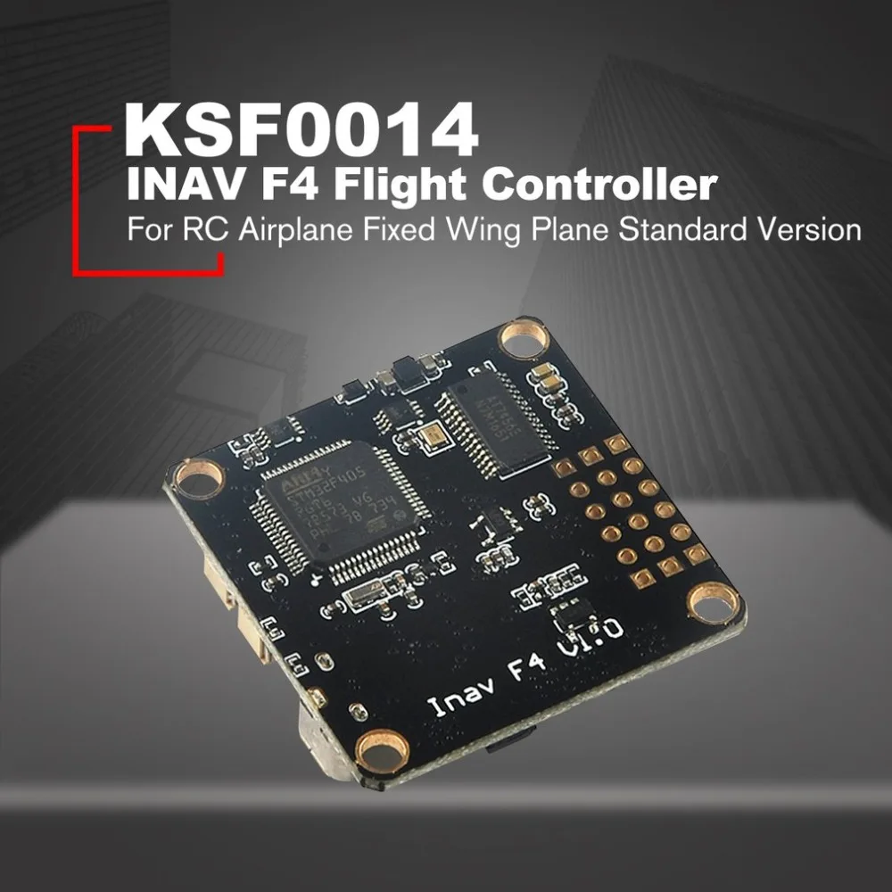 

INAV F4 Flight Controller FC with OSD Buzzer 5V/3A BEC SBUS/PORT for RC Airplane Fixed Wing Plane Standard Version