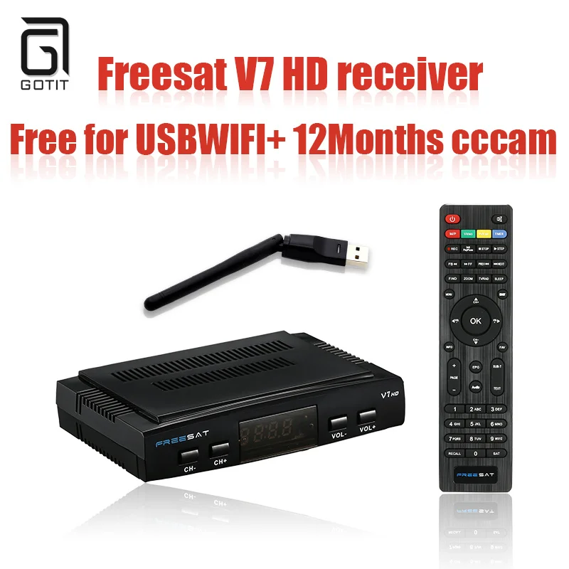 Prix pour 2016 numérique hd récepteur satellite dvb s2 Freesat V7 avec usb wifi cccam satellite récepteur tv box soutien 1080 P Full HD DVB-S2 Prix pour 2016 numérique hd récepteur satellite dvb s2 Freesat V7 avec usb wifi cccam satellite récepteur tv box soutien 1080 P Full HD DVB-S2