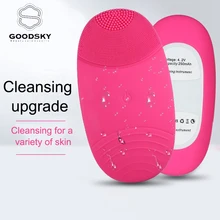 Домашняя электрическая щетка для чистки лица Массажная щетка для лица поры Вибрационный массажер с CE