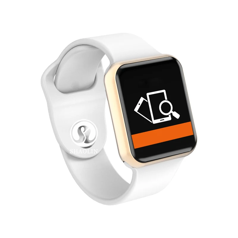 ساعة ذكية سلسلة 4 ل أبل 42 مللي متر Smartwatch جهاز تعقب للياقة البدنية Passometer النشاط معصمه معدل ضربات القلب الاستشعار (زر أحمر)