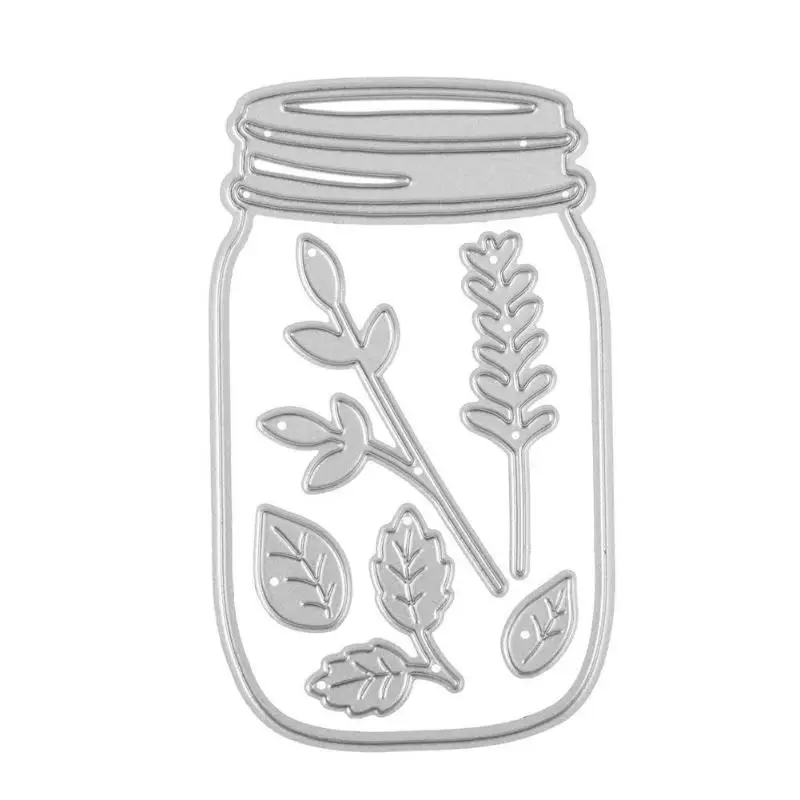 

Flower Vase Cutting Dies Embosssing Stencil for Album Photo Scrapbooking Stamp DIY Paper Cards Envelope Invitation Decor Die Cut