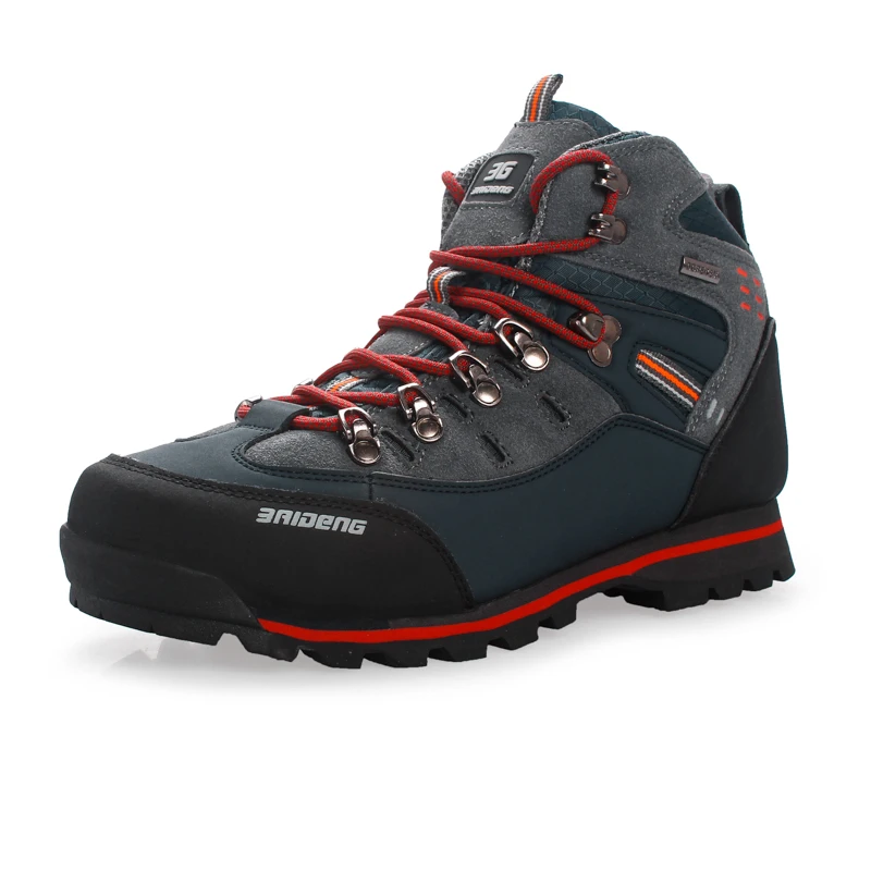 Baideng Waterproof Big Size Hiking Shoes for Men Suede Breathable Mountain Boots Anti-slippery Trekking Sneakers 8037M Baideng Waterproof Big Size Hiking Shoes for Men Suede Breathable Mountain Boots Anti-slippery Trekking Sneakers 8037M