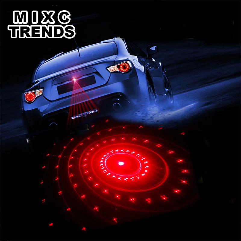 Auto Parking Stop Braking Signal Indicators Motorcycle LED Warning