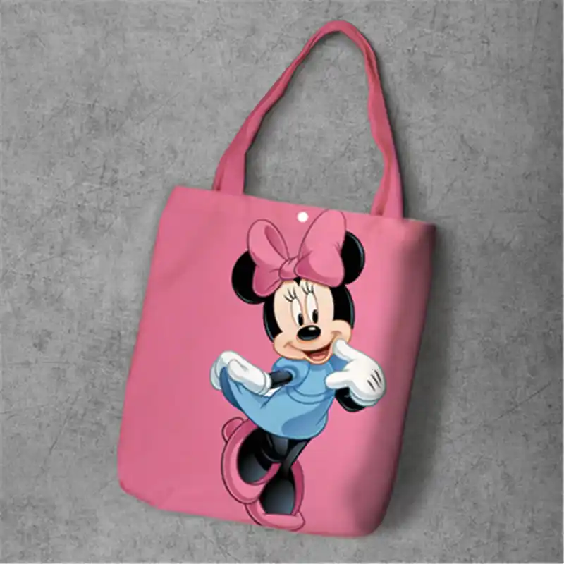 minnie mouse canvas tote bag