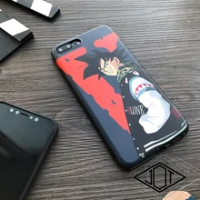 

For Iphone 6 6plus 6s Plus 7 7plus 8 X Case Luxury Silicone Phone Cases Fashion V Vlone Brand All Inclusive Soft Phone Cover