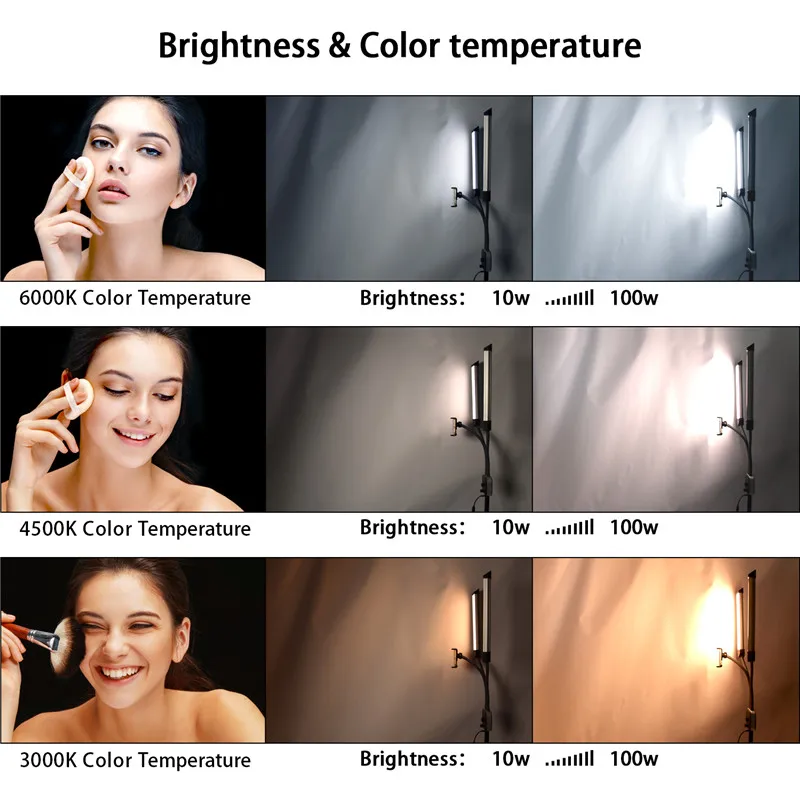 fosoto FT-450 Photographic Lighting Multimedia Extreme With Selfie Function Led Video Light lamp Fo