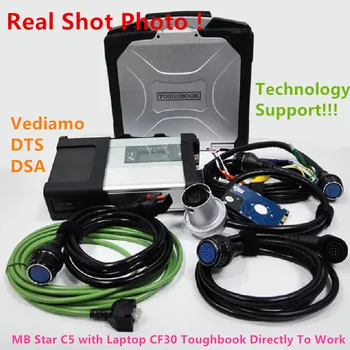 

MB Star C5 2020 SD Connector C5 with newest software 2020.06 diagnostic tool mb star c5 vediamo0/X/DSA/DTS with CF30 4gb Laptop