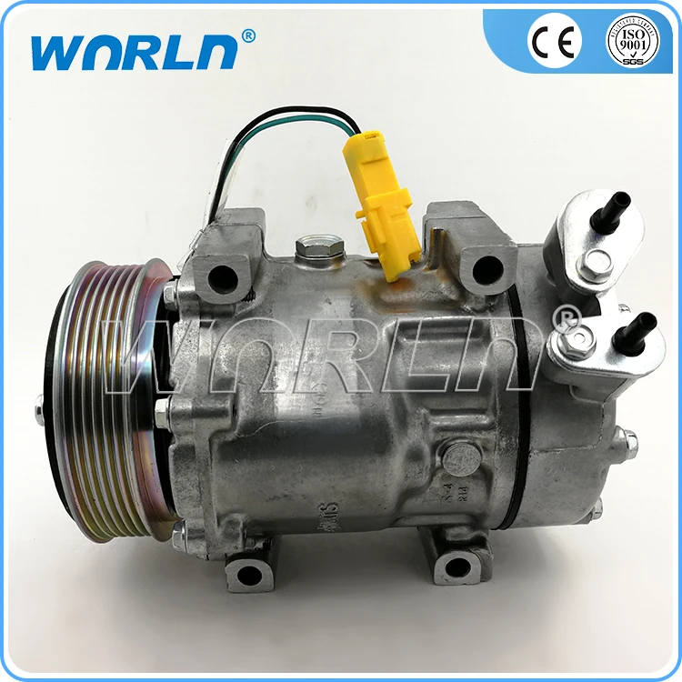 Авто AC компрессор для PEUGEOT 406/806/206/607/807 Citreon C5/C8 Lancia zeta Fiat Ulysse SCUDO 6453JF/6453CL/9626902180/96453065